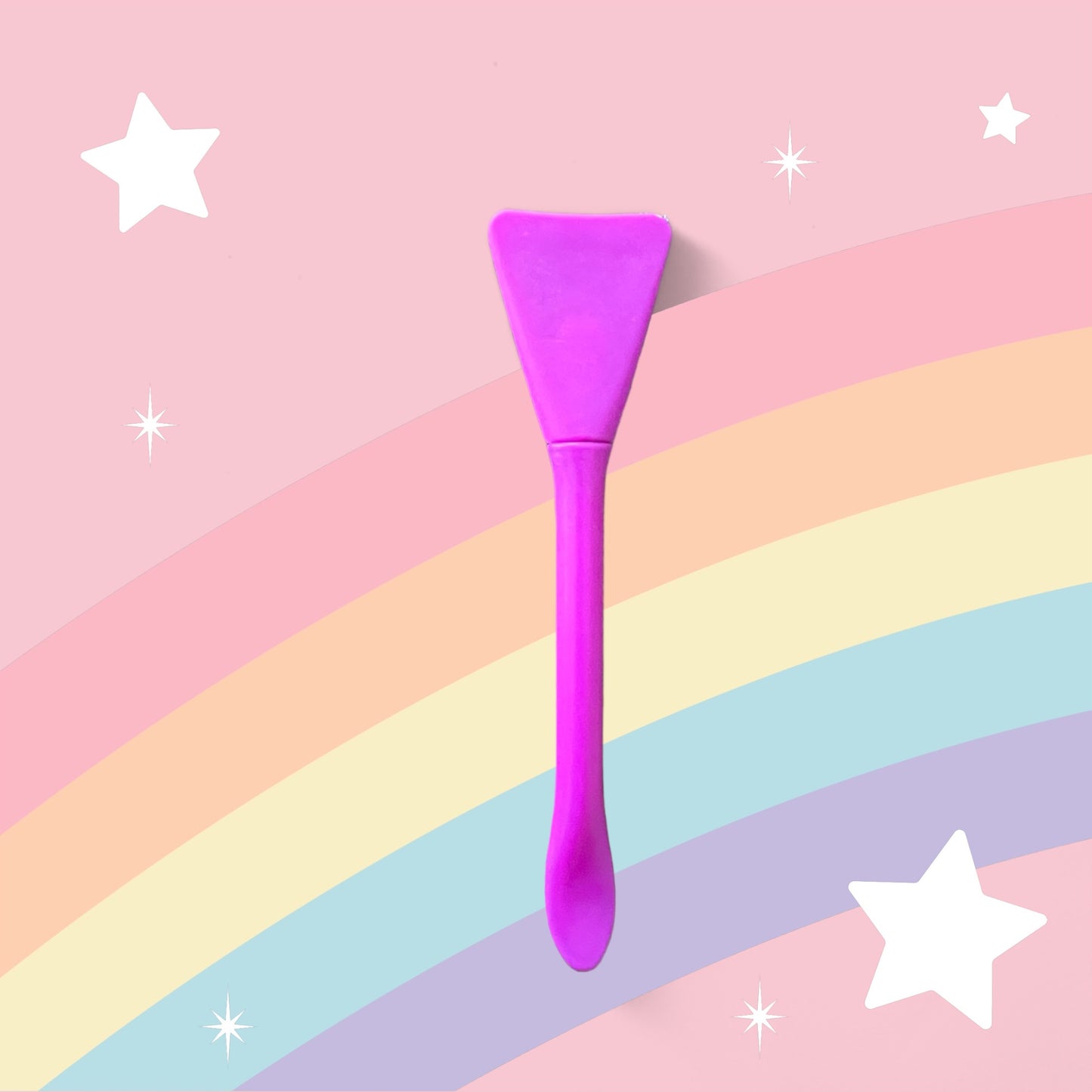 Spatule en silicone pour application masque